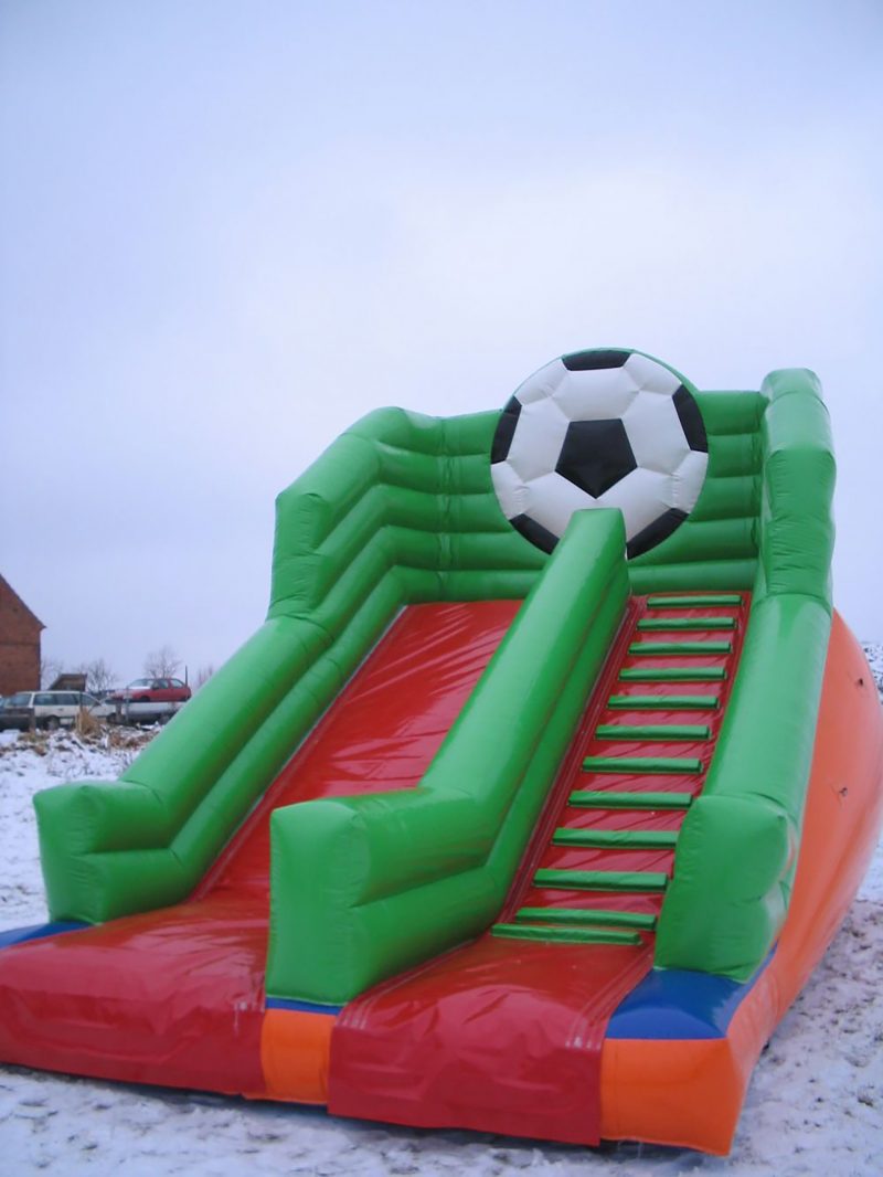 Fußball Rutsche bunt