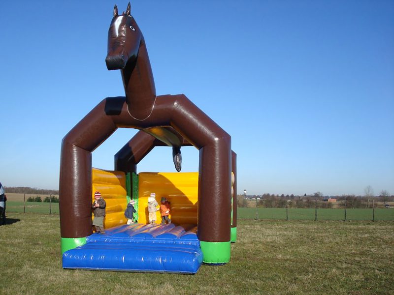 Hüpfburg Pferd 5 x 5 Meter